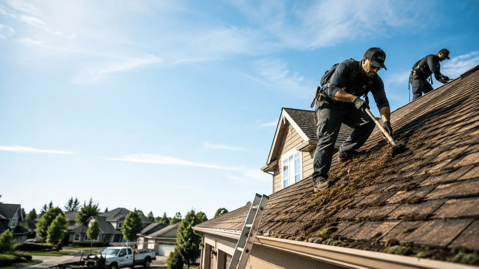 Roof Moss Removal in Brethren, MI near me
